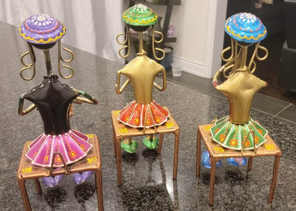 Unique Decor / holiday Gift - Iron musicians