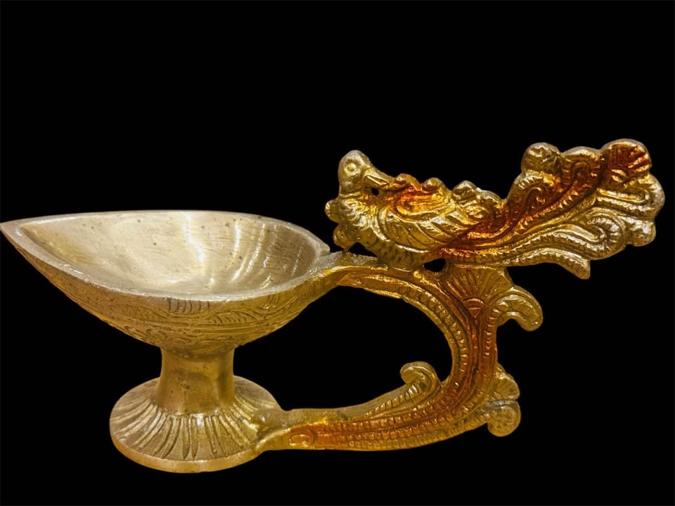 Stunning solid Brass Diya