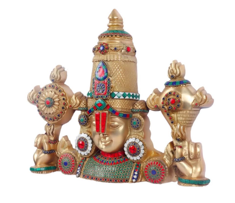 21 Inch Tirupati Balaji Brass Idol
