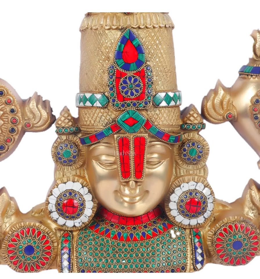 21 Inch Tirupati Balaji Brass Idol