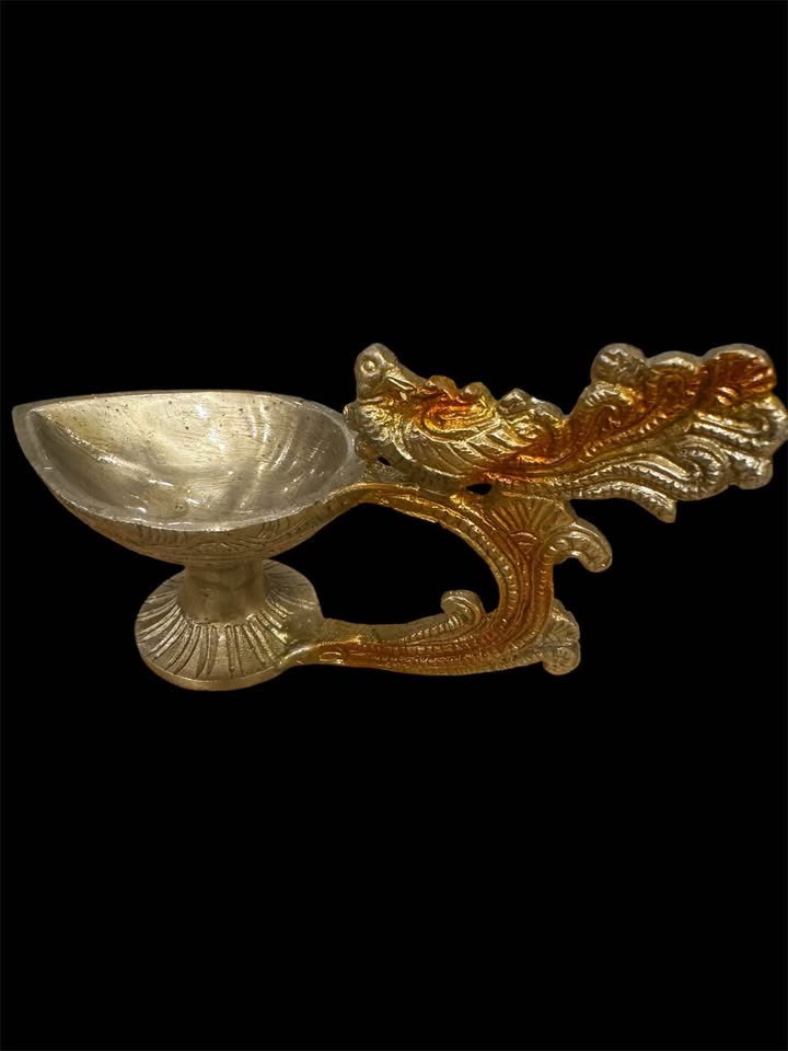 Stunning solid Brass Diya