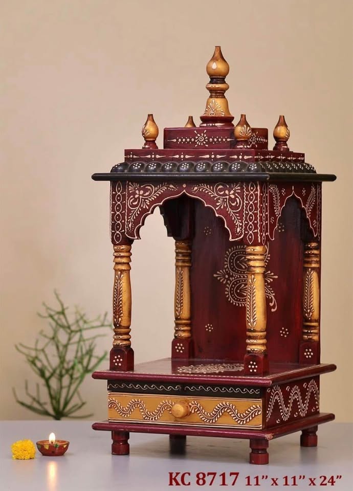 Hindu Solid Wood Temple for home