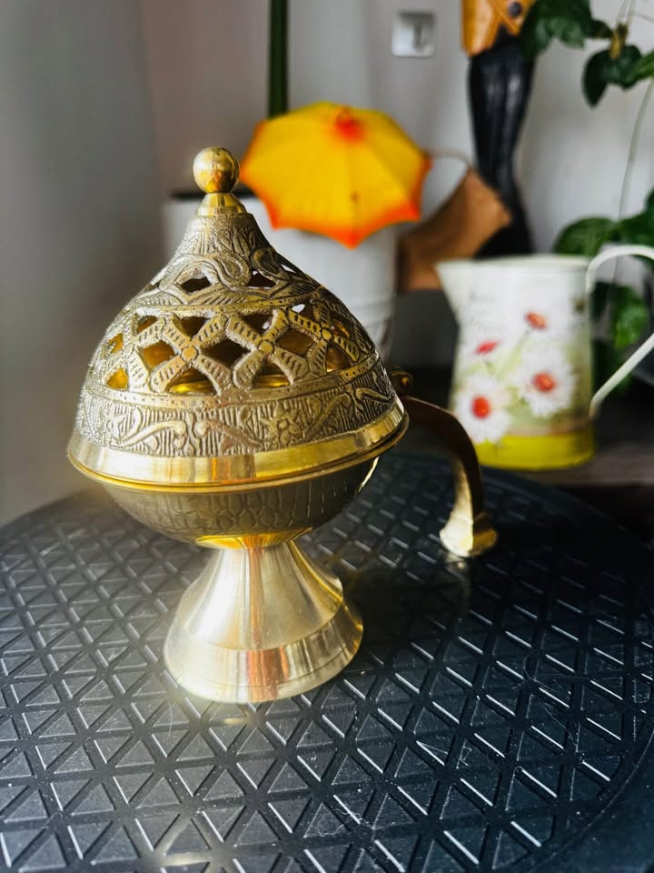 Solid Brass Incense / Dhoop burner