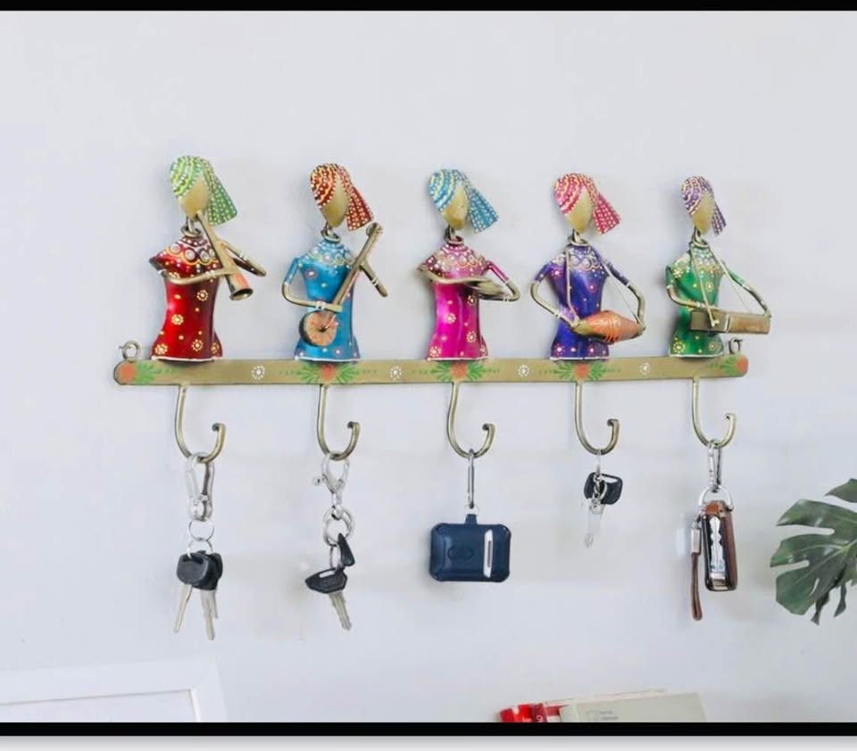 Unique Iron Key / Cloth hanger / hook stand