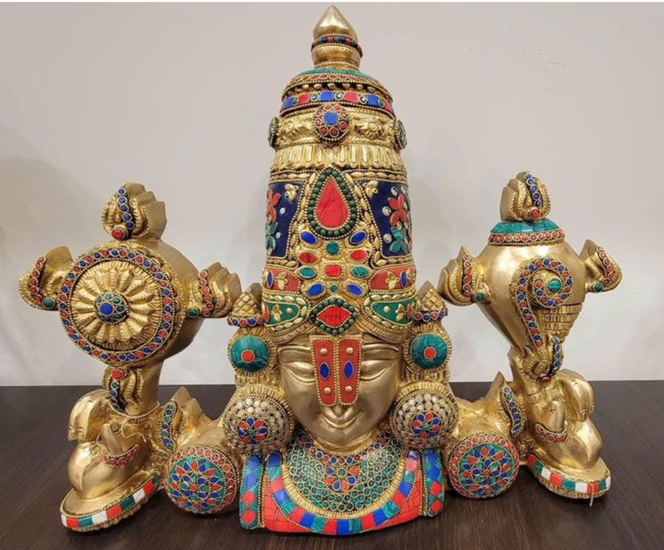 Tirupati Bhagwan Head Idol