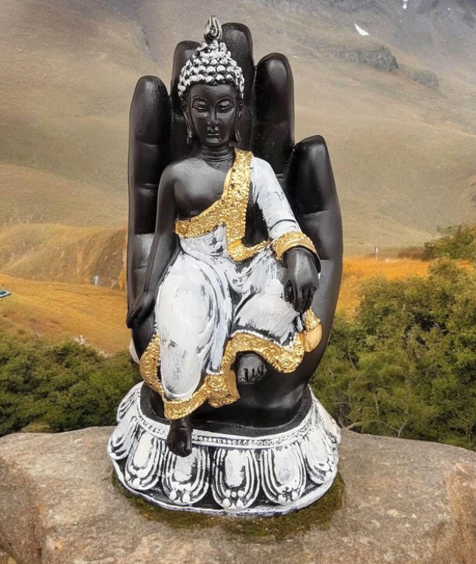 Buddha in Hand Showpiece