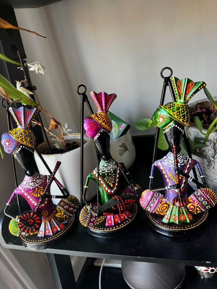Gift of self use -Very Unique and cute Iron Punjabi musicians