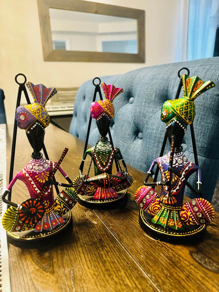 Gift of self use -Very Unique and cute Iron Punjabi musicians