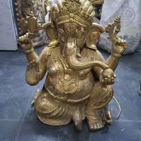 21 Inch pure Brass Ganesha - 28 KG