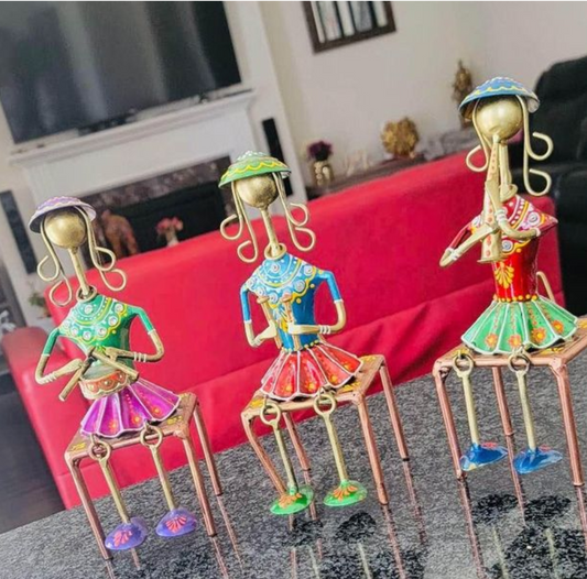 Decor Set of Colourful Ladies