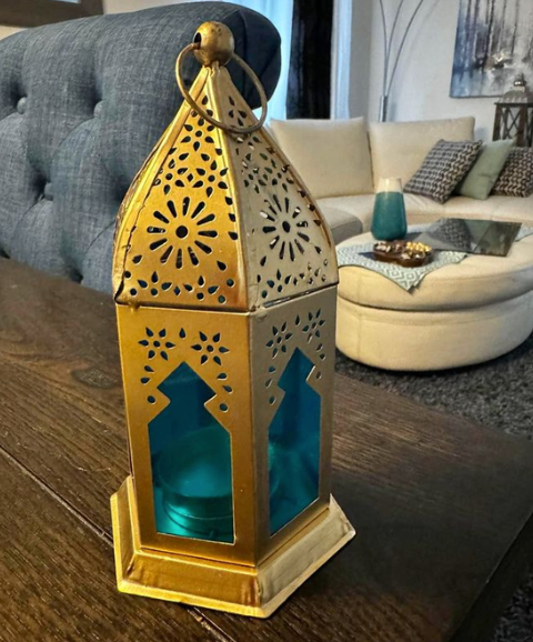 Lantern with Candle Holder