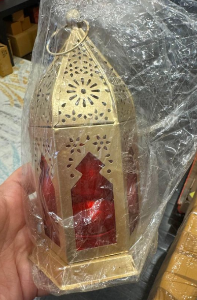 Lantern with Candle Holder