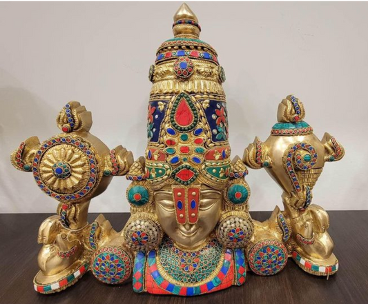 Tirupati Bhagwan Head Idol